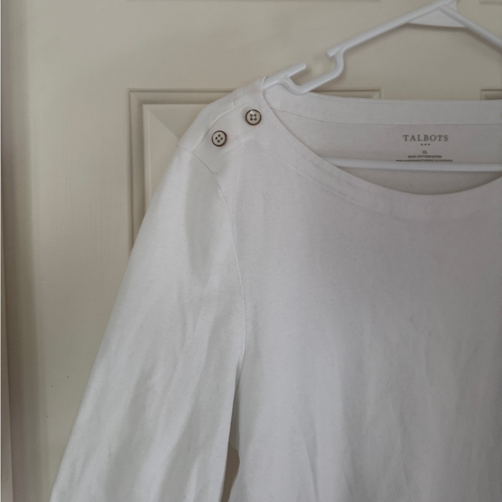 Talbots White Top - Picture 5 of 9